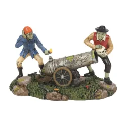 Department 56 Explosive Skullduggery< Snow Village Halloween