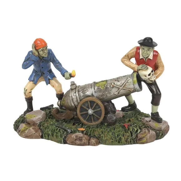 Department 56 Explosive Skullduggery< Snow Village Halloween