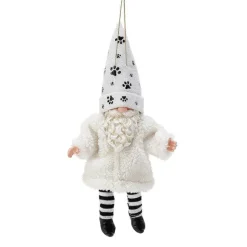Department 56 Gnome Furry Pet Orn Wht< Sale