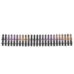Department 56 Halloween Glitter Fence< Village Halloween Accessories