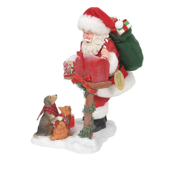 Department 56 Mail Treats< Santa And His Pets