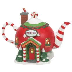 Department 56 Peppermint Tea Shop< North Pole Series
