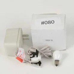 Department 56 Replacement Adapter 3V Dc 900Ma White Female Aux Clip W/Light< Replacement Parts