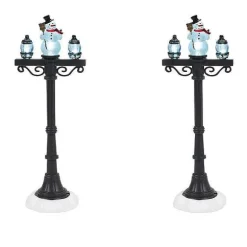Department 56 Snowman Street Lights< Village Accessories
