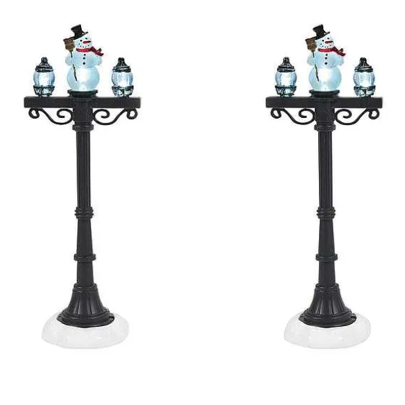 Department 56 Snowman Street Lights< Village Accessories