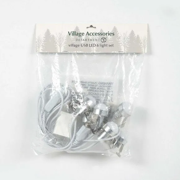 Department 56 Village Usb Led 6 Light Set< Village Accessories