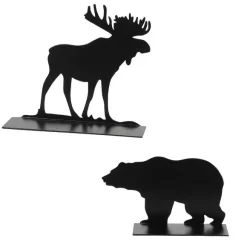 Department 56 Wild Animal Silhouette St/2< Village Accessories
