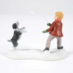 Department 56 Winter Game Of Catch< Dickens Village