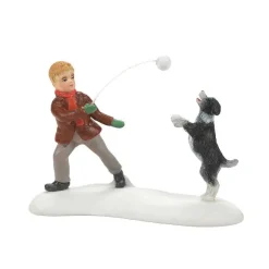 Department 56 Winter Game Of Catch< Dickens Village