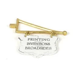 Department 56 Woodbridge Gazette &Printing Office Sign< Replacement Parts